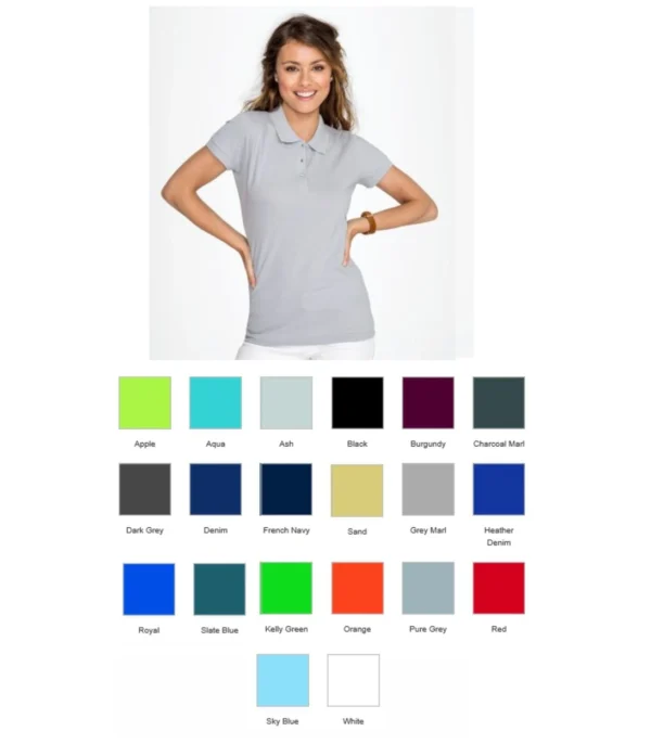 Sol's 11347 Ladies Perfect Cotton Pique Polo Shirt